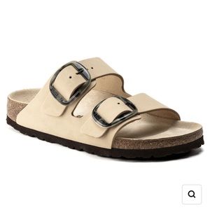 Birkenstock Arizona Torty Big Buckle Sandals - Almond - Size 36 - Regular/Wide